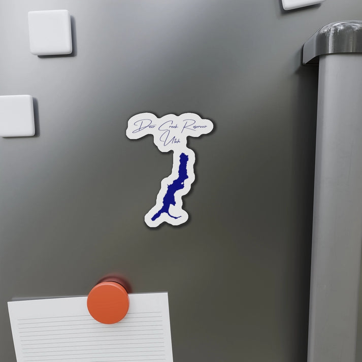 Utah  Deer  Creek  Reservoir  Die  Cut  Magnet  front  position  view  from  context-1  4  x  4.webp