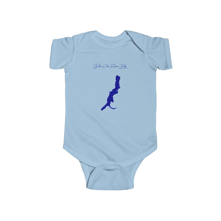 Utah  Deer  Creek  Reservoir  Onesie  front  position  view  from  front  light  blue.webp