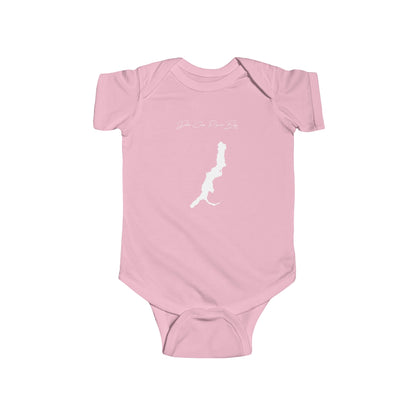 Utah  Deer  Creek  Reservoir  Onesie  front  position  view  from  front  pink.webp
