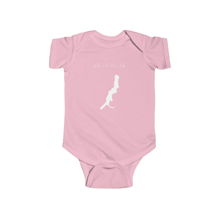 Utah  Deer  Creek  Reservoir  Onesie  front  position  view  from  front  pink.webp