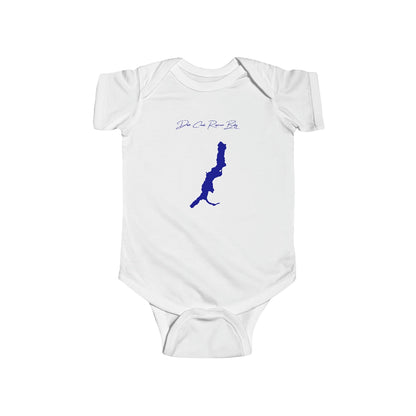 Utah  Deer  Creek  Reservoir  Onesie  front  position  view  from  front  white.webp