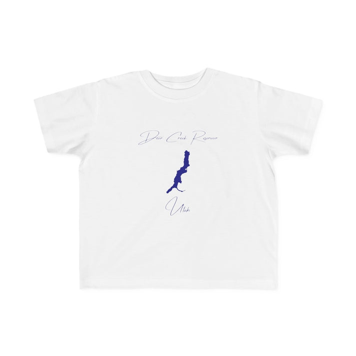 Utah  Deer  Creek  Reservoir  Toddler  T-shirt  front  position  view  from  front  white.webp