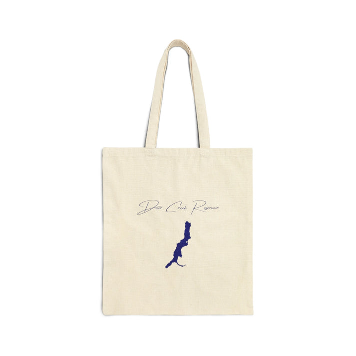 Utah  Deer  Creek  Reservoir  Tote  Bag  back  position  view  from  back  15  x  16.webp