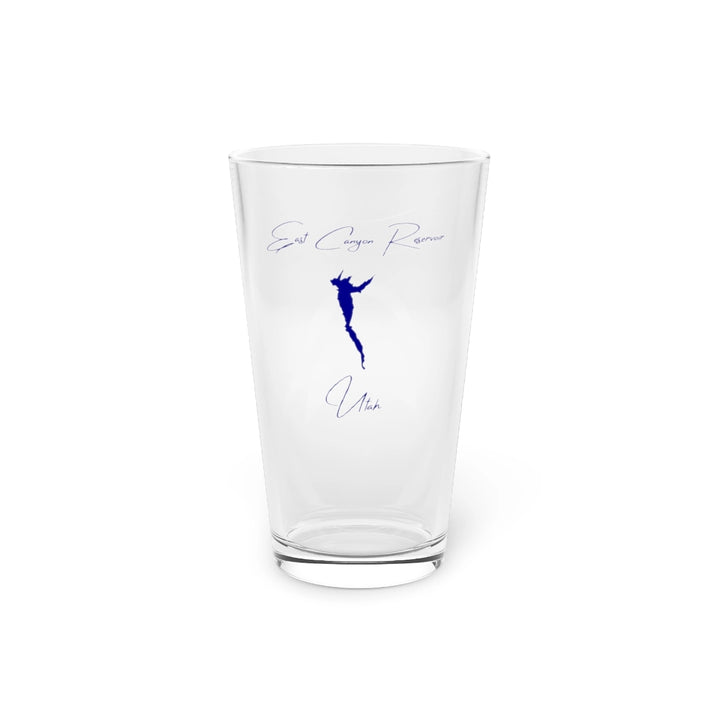 Utah  East  Canyon  Reservoir  16oz  Pint  Glass  front  position  view  from  front  16oz.webp
