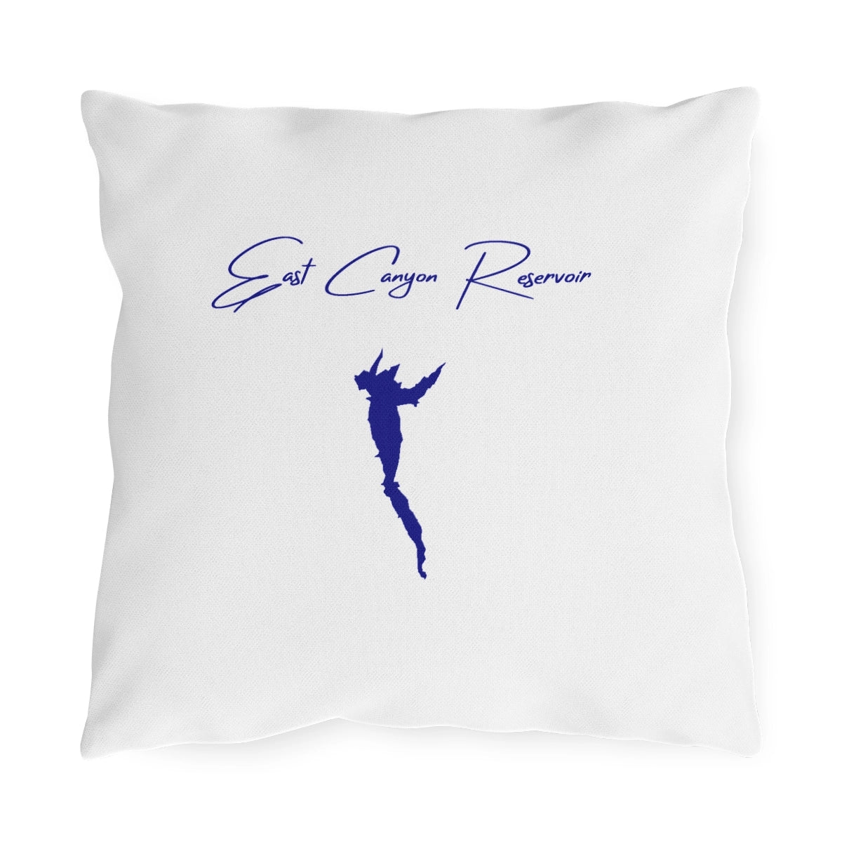 Utah  East  Canyon  Reservoir  Outdoor  Pillow  front  position  view  from  front  16  x  16.webp