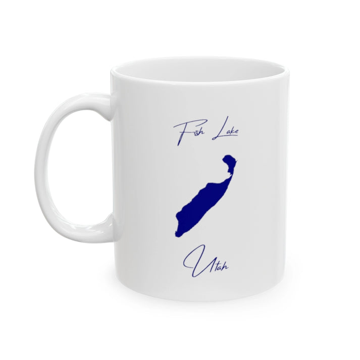 Utah  Fish  Lake  Ceramic  Mug  other  position  view  from  left  11oz.webp