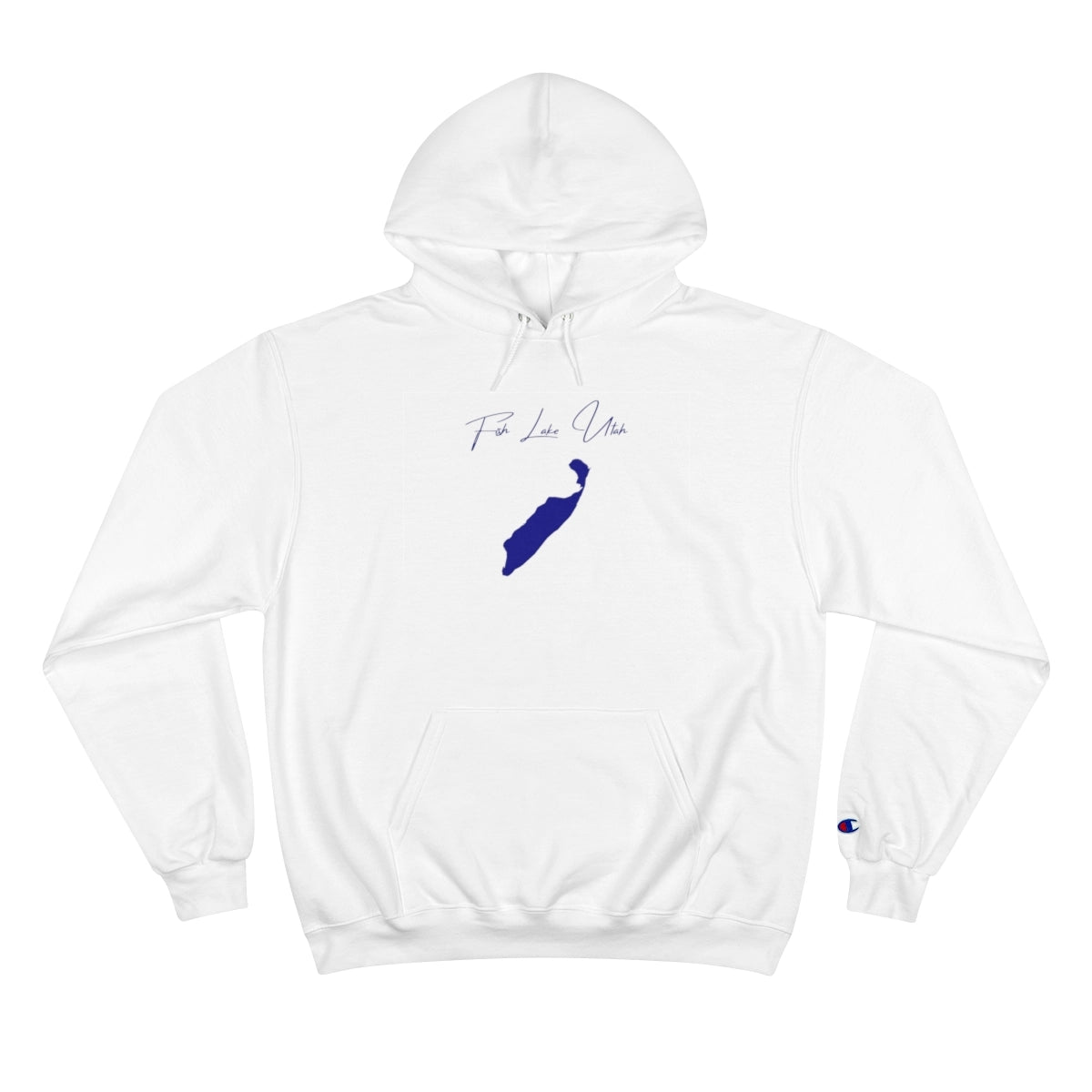 Utah  Fish  Lake  Hoodie  front  position  view  from  front  white.webp