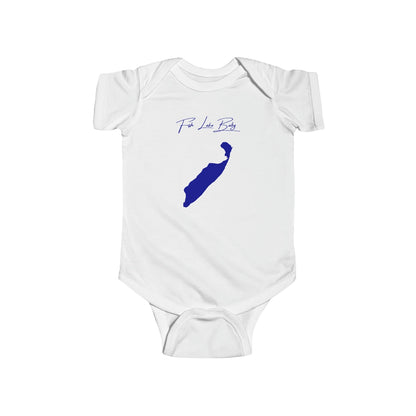 Utah  Fish  Lake  Onesie  front  position  view  from  front  white.webp