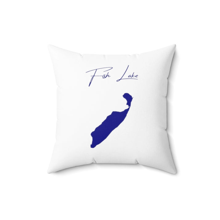 Utah  Fish  Lake  Pillow  front  position  view  from  back  16  x  16.webp