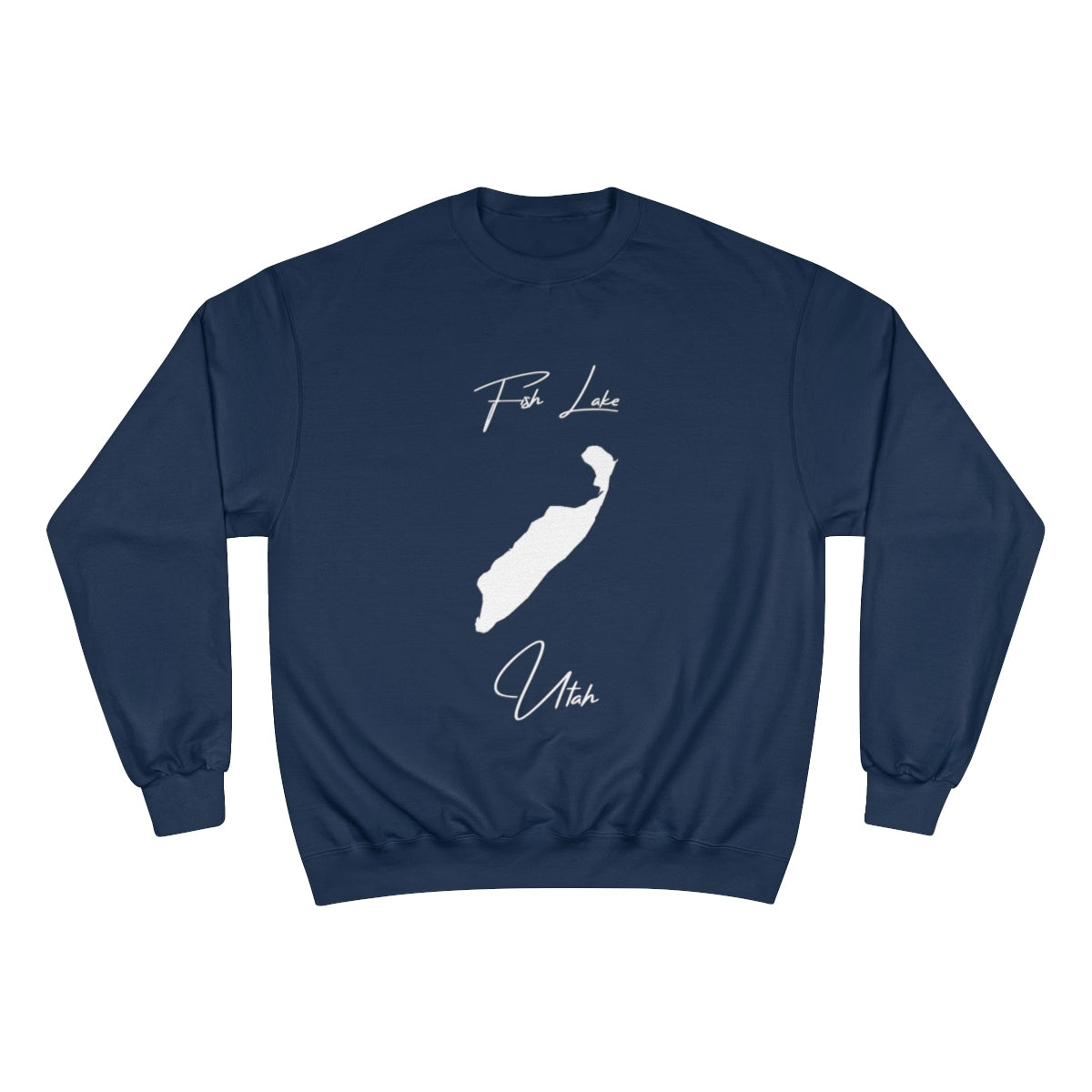 Utah  Fish  Lake  Sweatshirt  front  position  view  from  front  navy.webp