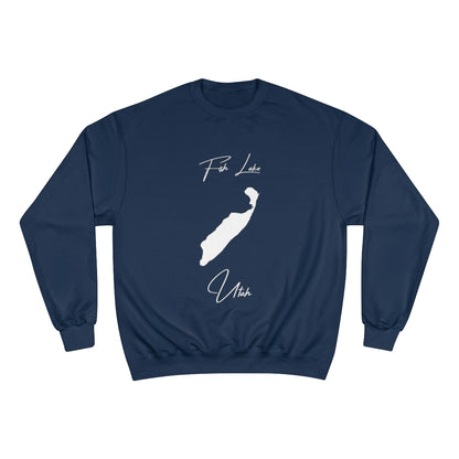 Utah  Fish  Lake  Sweatshirt  front  position  view  from  front  navy.webp