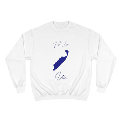 Utah  Fish  Lake  Sweatshirt  front  position  view  from  front  white.webp