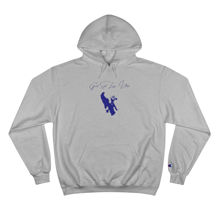 Utah  Great  Salt  Lake  Hoodie  front  position  view  from  front  light  steel.webp
