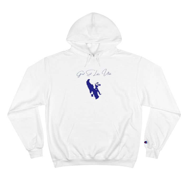 Utah  Great  Salt  Lake  Hoodie  front  position  view  from  front  white.webp