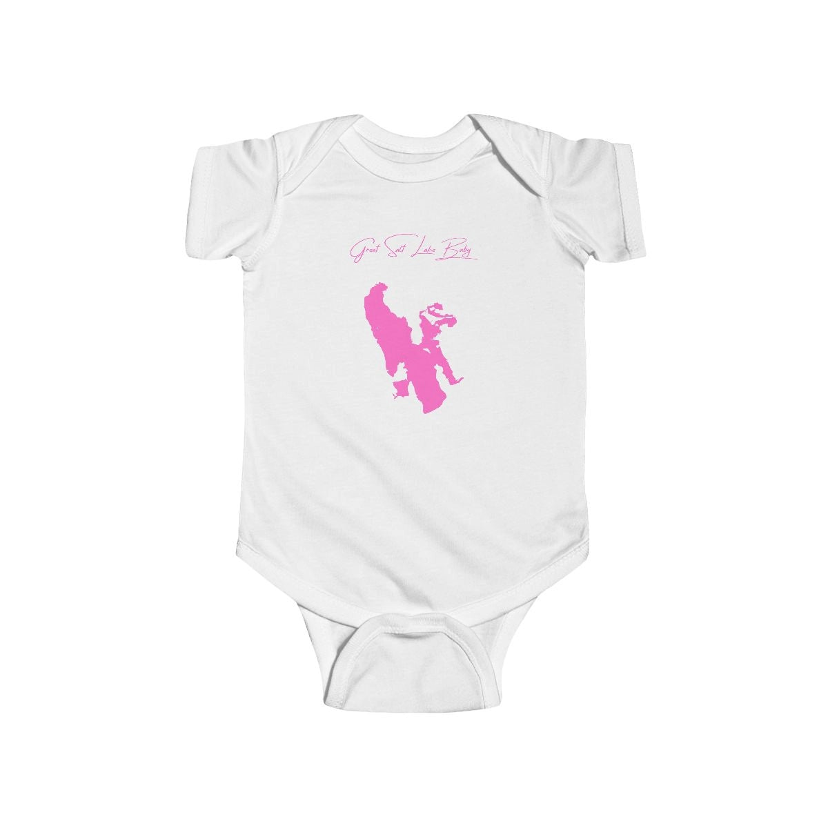 Utah  Great  Salt  Lake  Onesie  front  position  view  from  front  white.webp