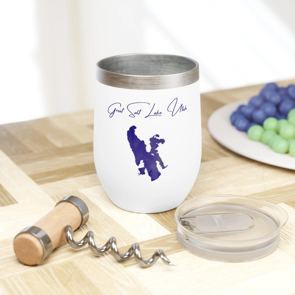 Utah  Great  Salt  Lake  Wine  Tumbler  other  position  view  from  context  white.webp
