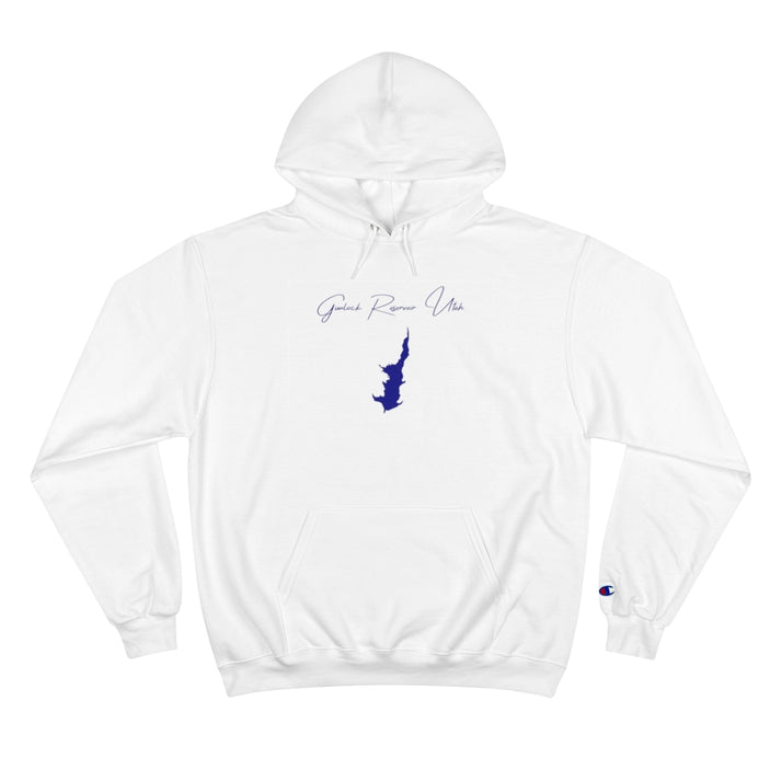 Utah  Gunlock  Reservoir  Hoodie  front  position  view  from  front  white.webp