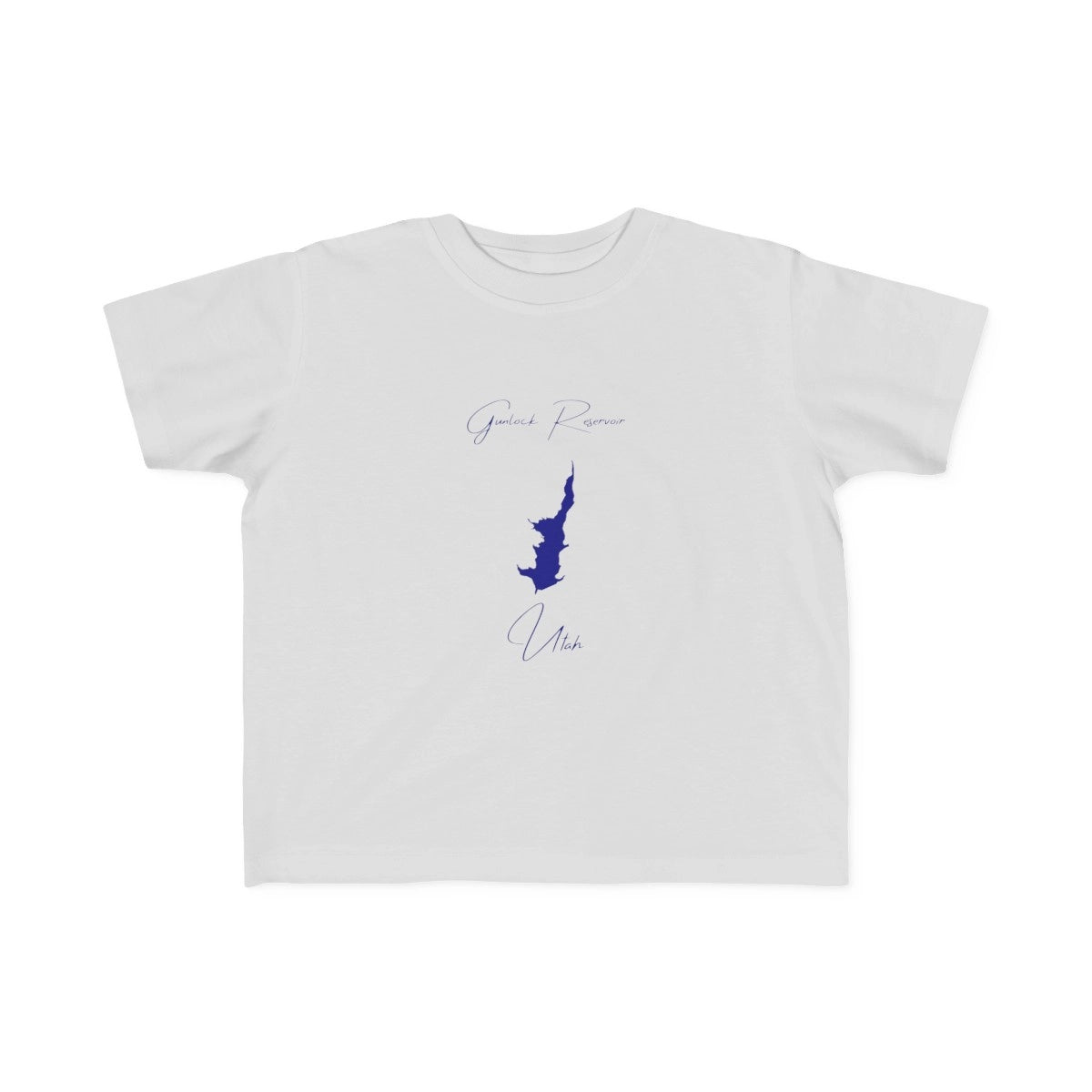 Utah  Gunlock  Reservoir  Toddler  T-shirt  front  position  view  from  front  silver.webp