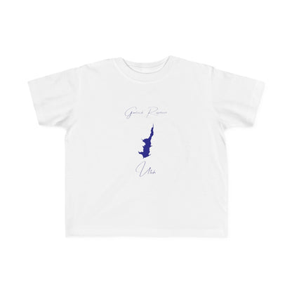 Utah  Gunlock  Reservoir  Toddler  T-shirt  front  position  view  from  front  white.webp
