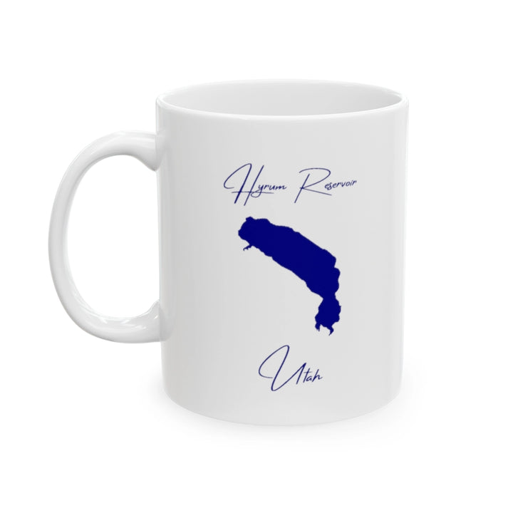 Utah  Hyrum  Reservoir  Ceramic  Mug  other  position  view  from  left  11oz.webp