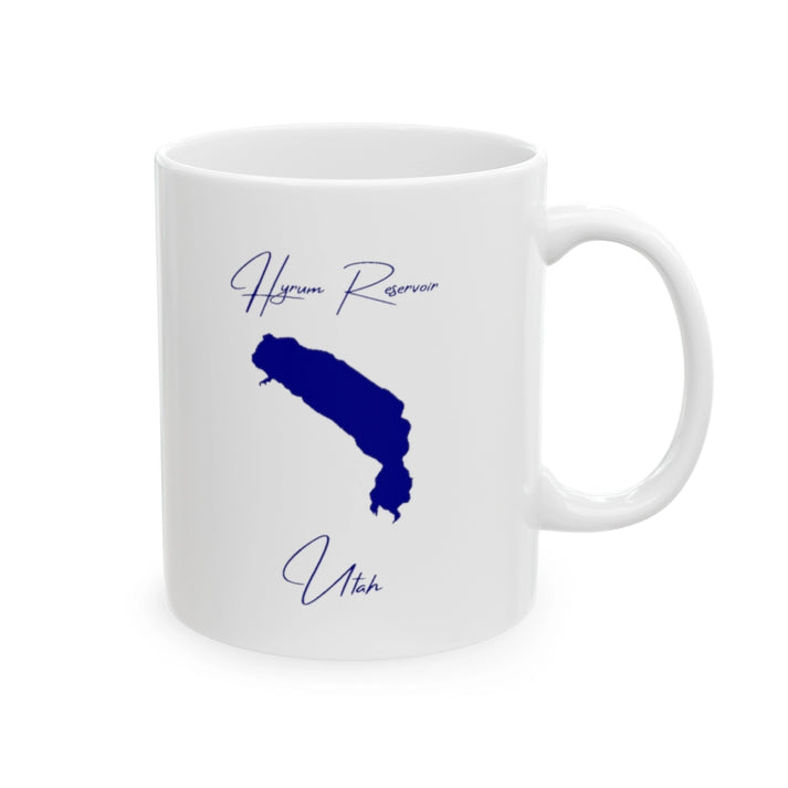 Utah  Hyrum  Reservoir  Ceramic  Mug  other  position  view  from  right  11oz.webp