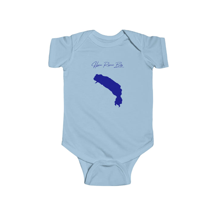 Utah  Hyrum  Reservoir  Onesie  front  position  view  from  front  light  blue.webp