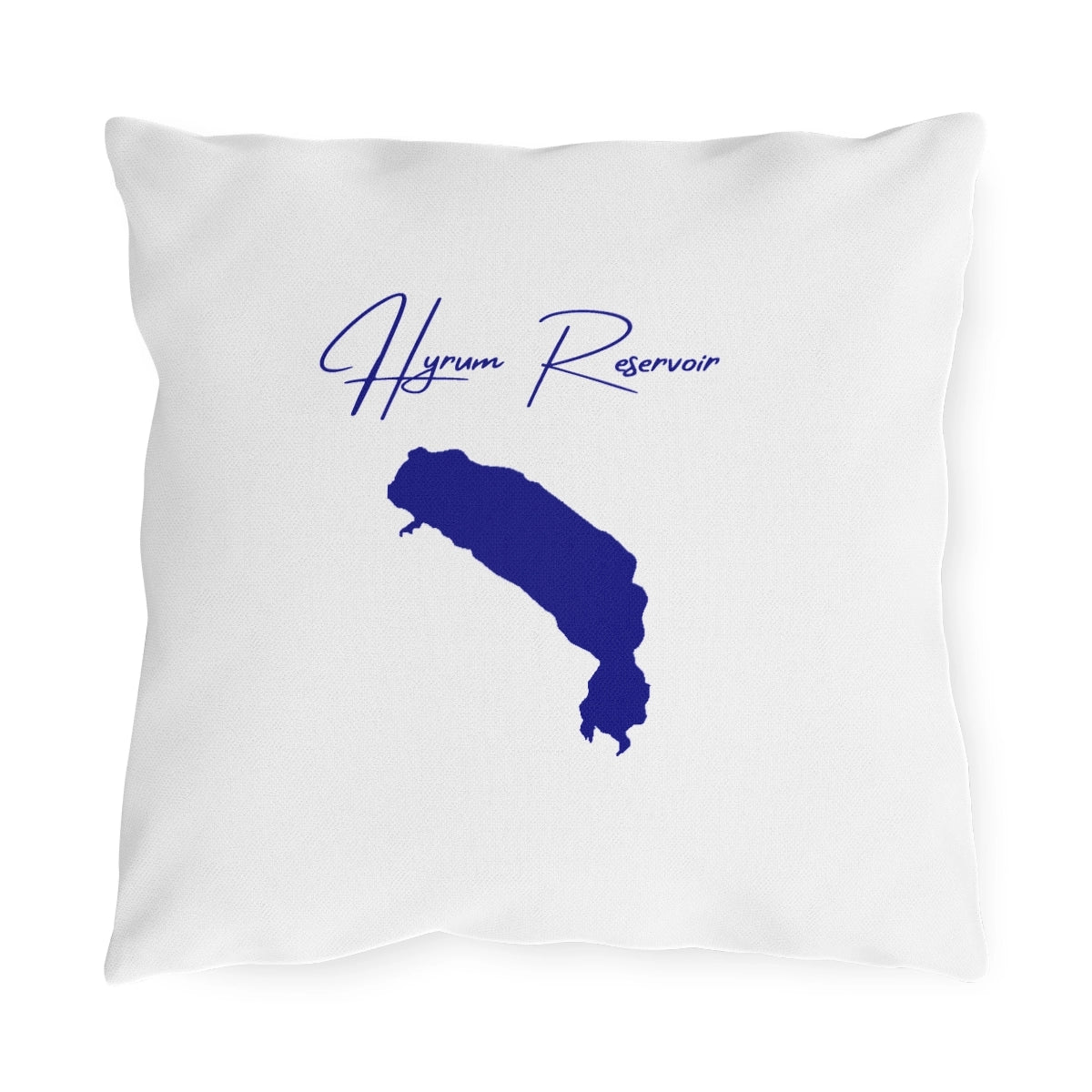 Utah  Hyrum  Reservoir  Outdoor  Pillow  front  position  view  from  front  16  x  16.webp