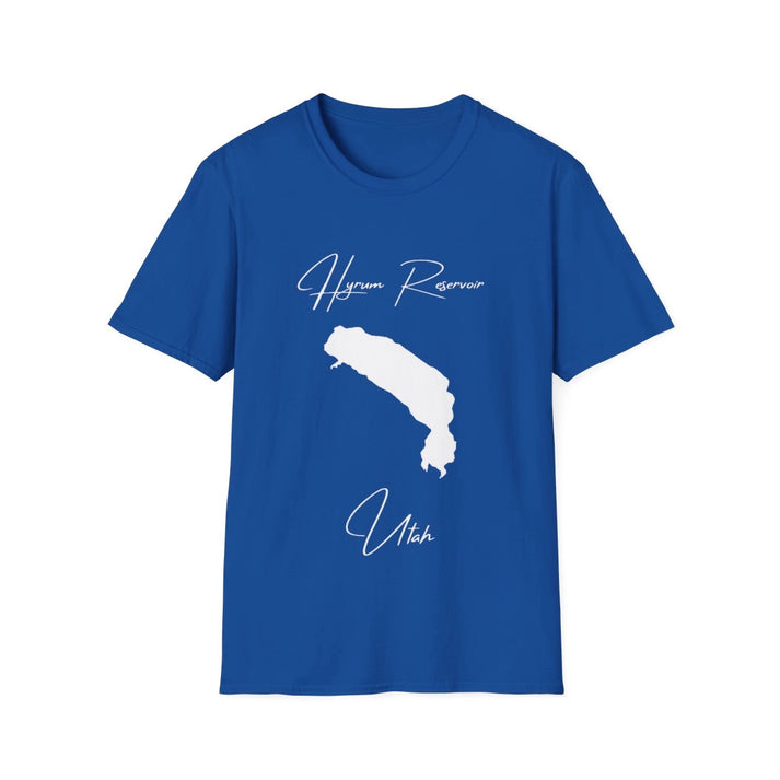 Utah  Hyrum  Reservoir  T-shirt  front  position  view  from  front  royal.webp