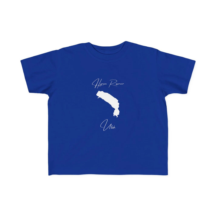 Utah  Hyrum  Reservoir  Toddler  T-shirt  front  position  view  from  front  royal.webp