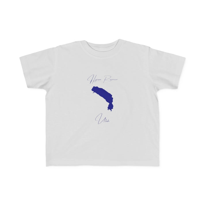 Utah  Hyrum  Reservoir  Toddler  T-shirt  front  position  view  from  front  silver.webp