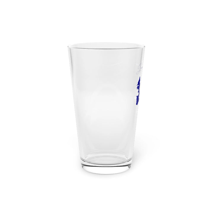 Utah  Jordanelle  Reservoir  16oz  Pint  Glass  front  position  view  from  left  16oz.webp