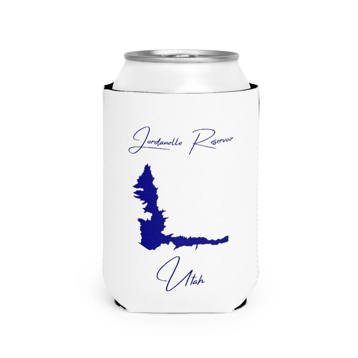 Utah  Jordanelle  Reservoir  Can  Koozie  front  position  view  from  front-2  white.webp