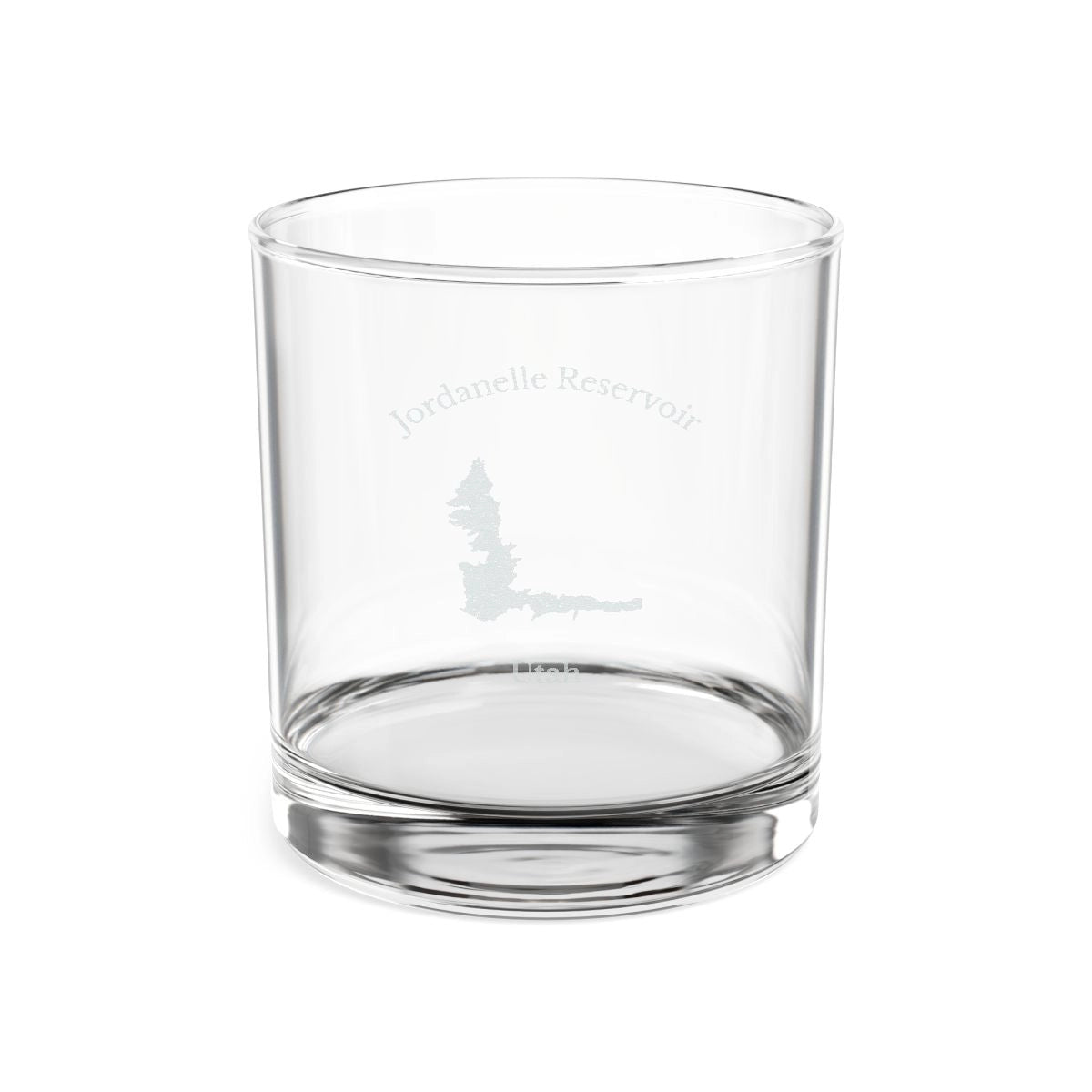 Utah  Jordanelle  Reservoir  Engraved  Whiskey  Glass  other  position  view  from  front  10.5oz.webp