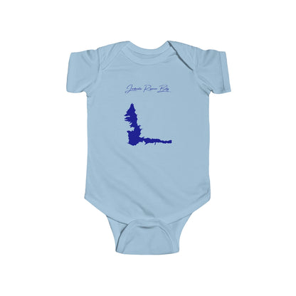 Utah  Jordanelle  Reservoir  Onesie  front  position  view  from  front  light  blue.webp