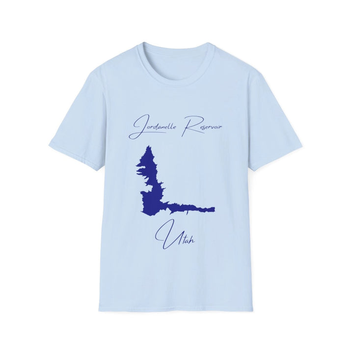 Utah  Jordanelle  Reservoir  T-shirt  front  position  view  from  front  light  blue.webp