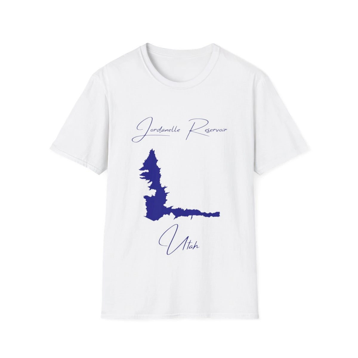 Utah  Jordanelle  Reservoir  T-shirt  front  position  view  from  front  white.webp