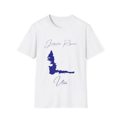 Utah  Jordanelle  Reservoir  T-shirt  front  position  view  from  front  white.webp