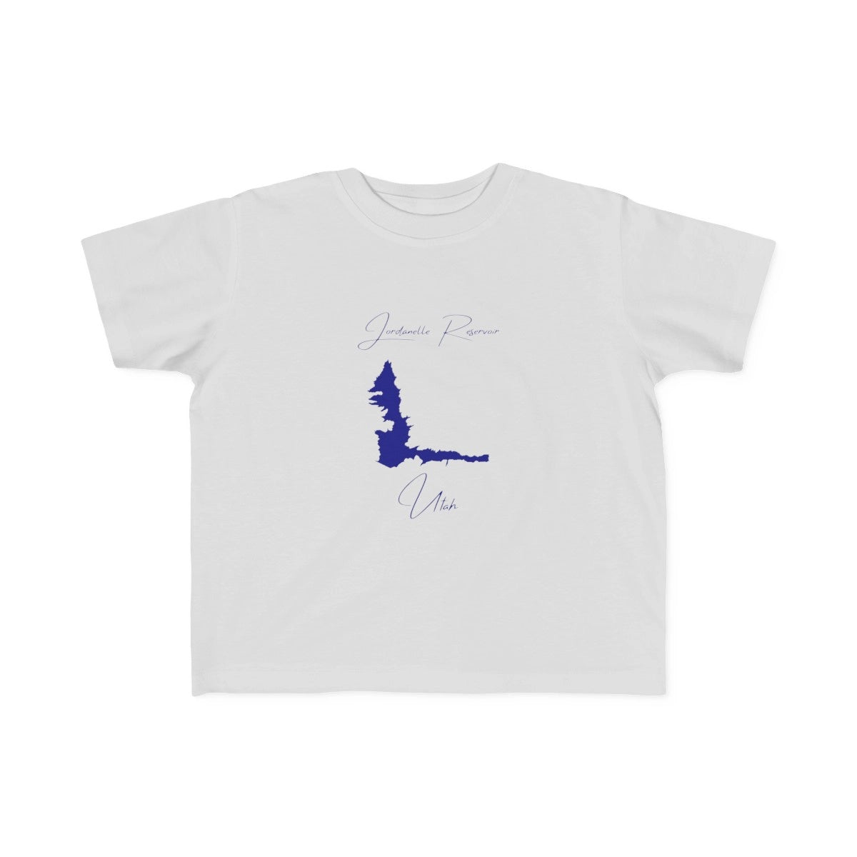 Utah  Jordanelle  Reservoir  Toddler  T-shirt  front  position  view  from  front  silver.webp