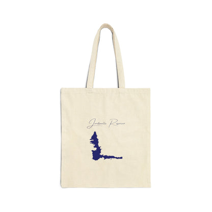 Utah  Jordanelle  Reservoir  Tote  Bag  back  position  view  from  back  15  x  16.webp