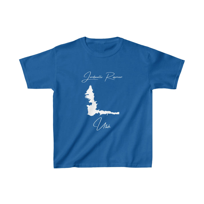 Utah  Jordanelle  Reservoir  Youth  T-shirt  front  position  view  from  front  royal.webp