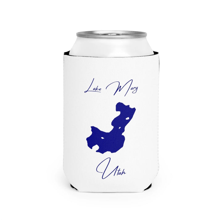 Utah  Lake  Mary  Can  Koozie  front  position  view  from  front-2  white.webp