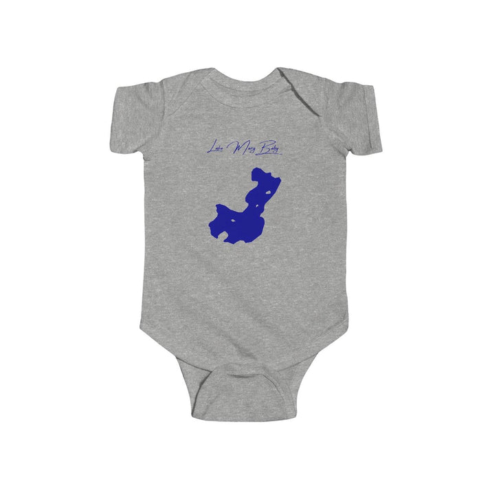 Utah  Lake  Mary  Onesie  front  position  view  from  front  heather.webp