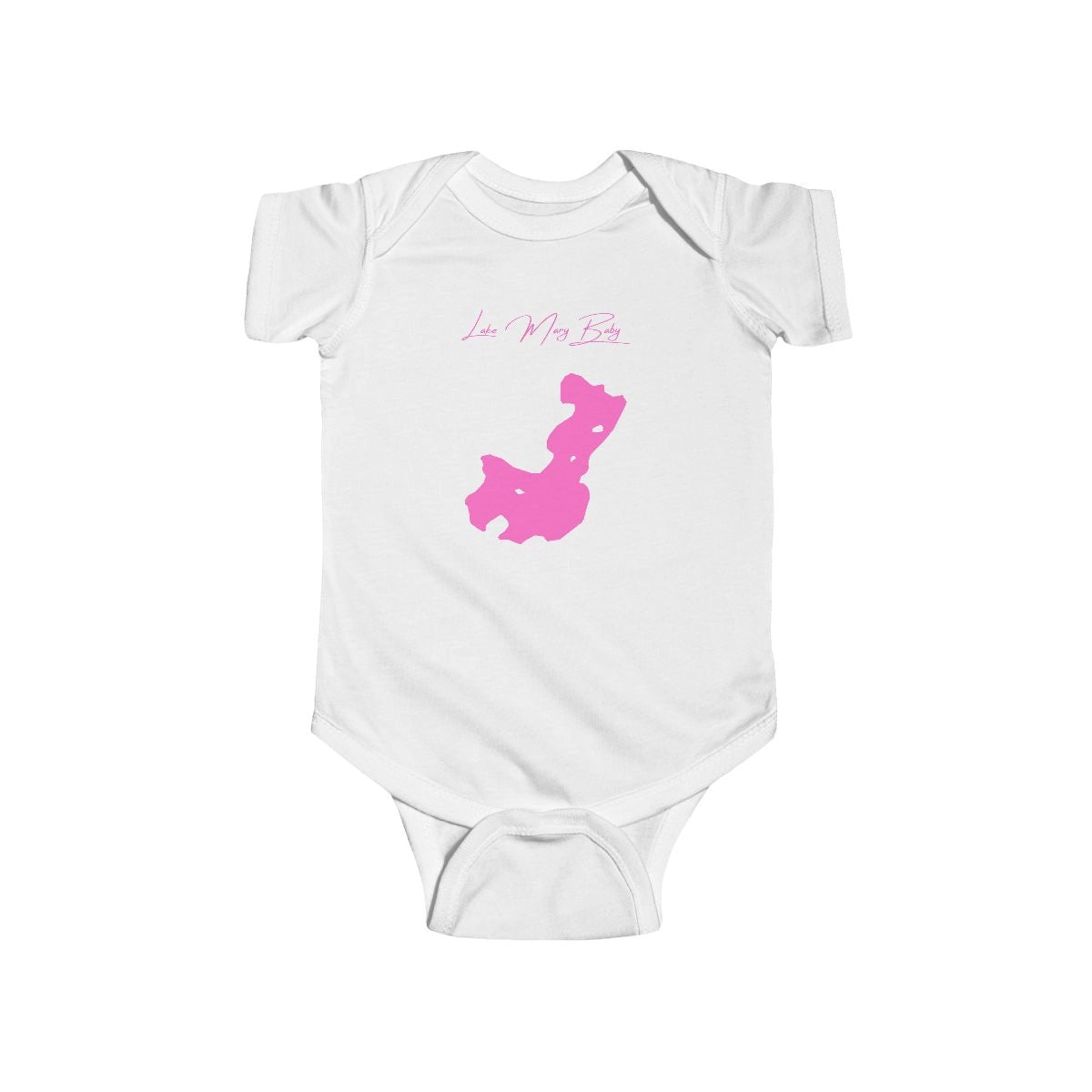Utah  Lake  Mary  Onesie  front  position  view  from  front  white.webp