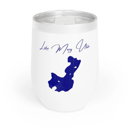 Utah  Lake  Mary  Wine  Tumbler  front  position  view  from  front  white.webp