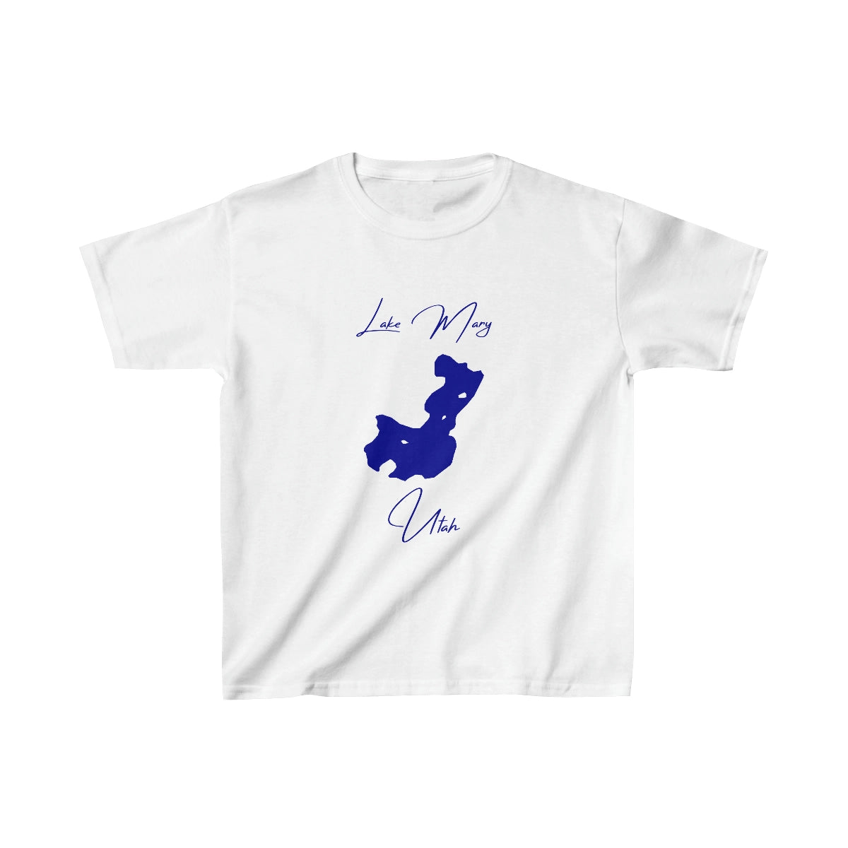 Utah  Lake  Mary  Youth  T-shirt  front  position  view  from  front  white.webp