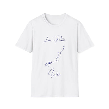 Utah  Lake  Powell  T-shirt  front  position  view  from  front  white.webp