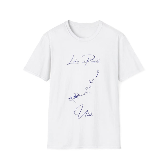 Utah  Lake  Powell  T-shirt  front  position  view  from  front  white.webp