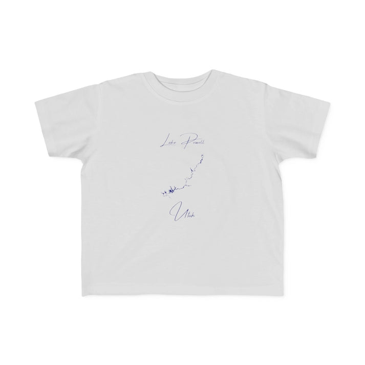 Utah  Lake  Powell  Toddler  T-shirt  front  position  view  from  front  silver.webp