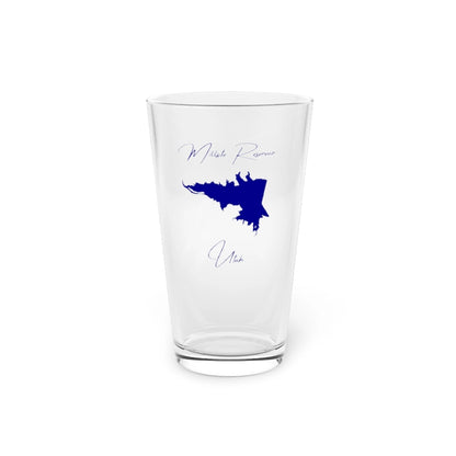 Utah  Millsite  Reservoir  16oz  Pint  Glass  front  position  view  from  front  16oz.webp