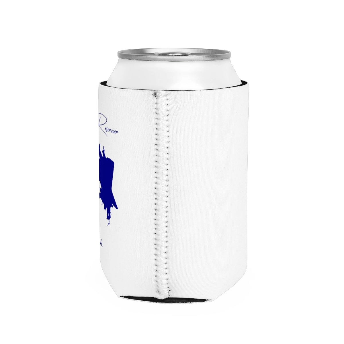 Utah  Millsite  Reservoir  Can  Koozie  all  position  view  from  right  white.webp